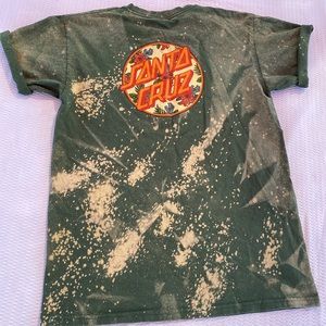 Santa Cruz bleached dyed tee